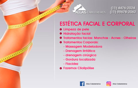 Estética facial e corporal